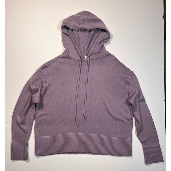 Lululemon Double Knit Sweater Hoodie Dusky Lavender W3EIES Size Medium/Large EUC - Picture 3 of 10